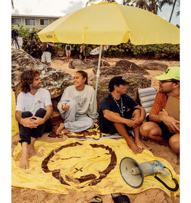 SUN BUM BEACH TOWEL/SONNY (YELLOW)