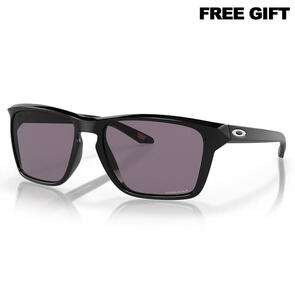 OAKLEY SYLAS SUNGLASSES POLISHED BLACK W/ PRIZM GREY