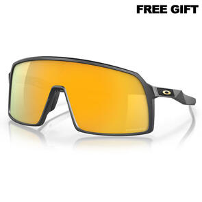 OAKLEY SUTRO SUNGLASSES MATTE CARBON W/ PRIZM 24K