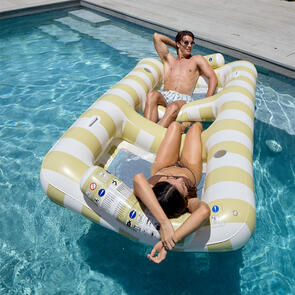 SUNNYLIFE TWIN HAMMOCK CASA SAND STRIPE