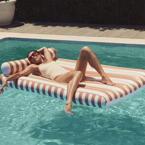 SUNNYLIFE 2026 LUXE LILO TIERRA CLAY STRIPE