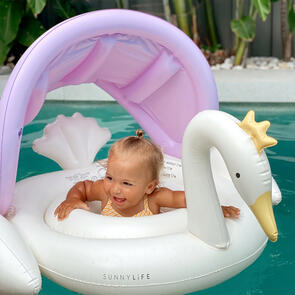 SUNNYLIFE BABY FLOAT PRINCESS SWAN MULTI