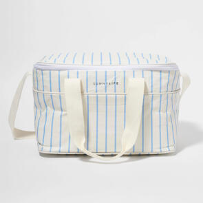 SUNNYLIFE COOLER BAG LE WEEKEND MID BLUE-CREAM