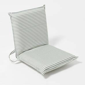 SUNNYLIFE FOLDING SEAT THE VACAY OLIVE STRIPE