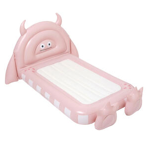SUNNYLIFE KIDS SLEEPOVER BED MONSTER PINK
