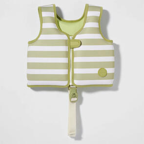 SUNNYLIFE KIDS SWIM VEST INTO THE WILD KHAKI