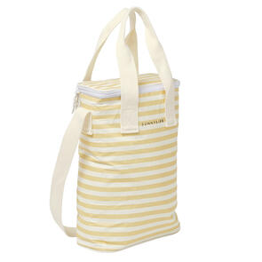 SUNNYLIFE LIGHT COOLER DRINKS BAG BUTTERNUT STRIPE