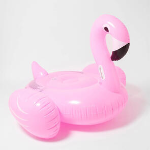 SUNNYLIFE LUXE RIDE-ON FLOAT ROSIE THE FLAMINGO BUBBLEGUM PINK