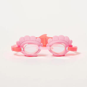 SUNNYLIFE MELODY THE MERMAID MINI SWIM GOGGLES NEON STRAWBERRY