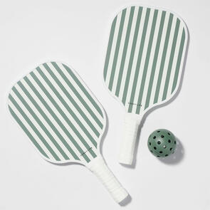 SUNNYLIFE PICKLE BALL SET THE VACAY OLIVE