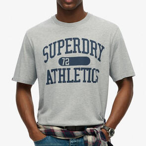 SUPERDRY ATHLETIC ESSENTIAL TEE GREY MARLE