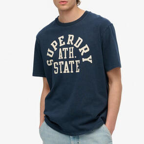 SUPERDRY ATHLETIC ESSENTIAL TEE NAUTICAL NAVY