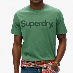 SUPERDRY CORE LOGO CLASSIC TEE INTERNATIONAL PINE