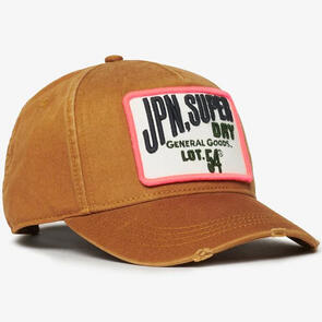SUPERDRY GRAPHIC TRUCKER CAP DENIM CO TOBACCO BROWN