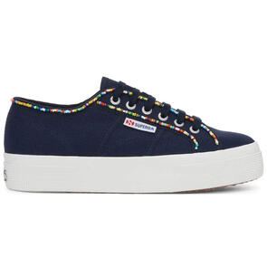 SUPERGA 2740 MULTICOLOR BEADS NAVY-MULTICOLOR BEADS