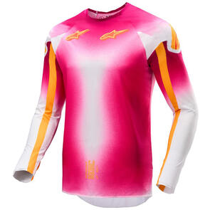 ALPINESTARS SUPERTECH MIG JERSEY LIMITED EDITION PINK FLUORO/WHITE