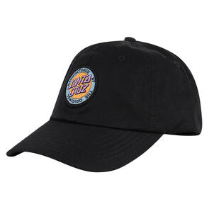 SANTA CRUZ MFG DOT RETRO CAP BLACK