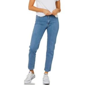 SWELL WOMENS THE SLIM STRAIGHT JEAN BLUE