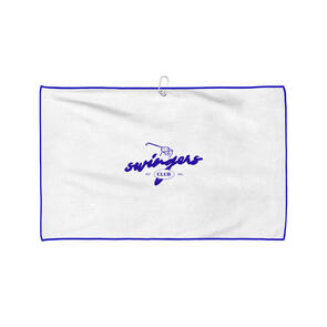 SWINGERS CLUB SHANK GOLF TOWEL WHITE