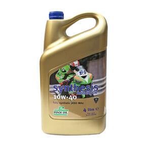 ROCK OIL ENGINE OIL FULLY SYNTHETIC SYNTHESIS  MOTORCYCLE 10W-40 ROCK OIL 4L