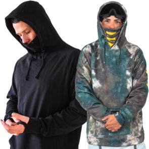 ENDEAVOR SNOWBOARDS OPS RIDING HOODY BLACK+OPS RIDING HOOD FIELD CAMO