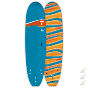 TAHE BY BIC SURF 8'0 PAINT SUPER MAGNUM SOFTBOARD