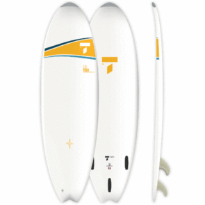 TAHE BY BIC SURF DURATECH 5'10 FISH SURFBOARD YELLOW