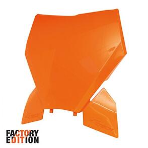 RTECH FRONT NUMBERPLATE RTECH FACTORY  KTM 125SX 250SX 250SX-F 350SX-F 450SX-F 23-24 ORANGE