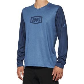 100% AIRMATIC LS JERSEY SLATE BLUE 