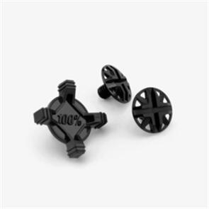 100% STATUS VISOR SCREW KIT BLACK