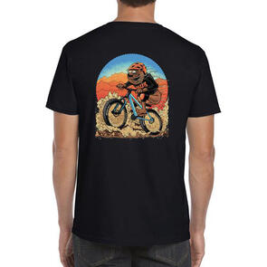 MAXXIS MAD BEAR T-SHIRT BLACK