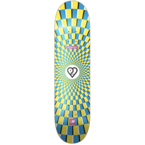 THE HEART SUPPLY CHRIS CHANN ILLUSION EMBOSSED PRO MODEL DECK 8