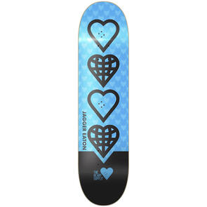 THE HEART SUPPLY DECK JAGGER EATON NEON WORLD BLUE 8.25