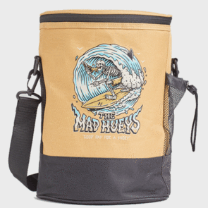 THE MAD HUEYS SURFING SHOEY COOLER BAG TAN