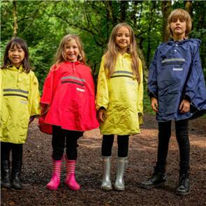 THE PEOPLES PONCHO KIDS NAVY SMALL