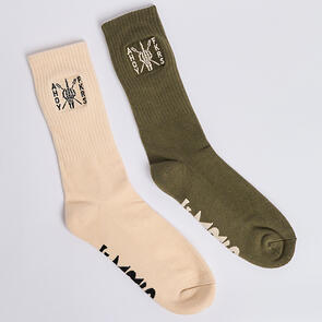 MAD HUEYS AHOY FKRS STORM 2 PK SOCKS MULTI