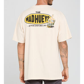 THE MAD HUEYS BOGAN MIDDLE FINGER | OVERSIZED SS TEE CEMENT