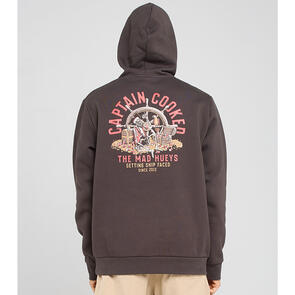 THE MAD HUEYS CAPTAIN COOKED | PULLOVER VINTAGE BLACK