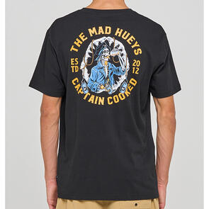 MAD HUEYS CAPTAIN COOKED JAWS | SS TEE BLACK