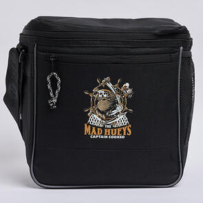 MAD HUEYS CAPTAIN SHIP FACED COOLER BAG BLACK