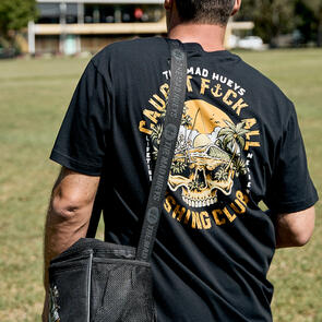 MAD HUEYS CAUGHT FK ALL ISLAND SS TEE BLACK