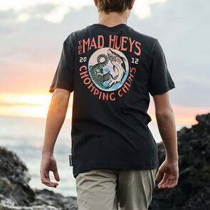 THE MAD HUEYS CHOMPING CHUMS | YOUTH SS TEE VINTAGE BLACK