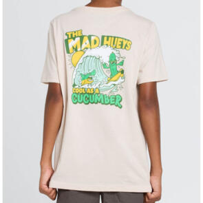 THE MAD HUEYS COOL AS A CUCUMBER YOUTH SS TEE CEMENT
