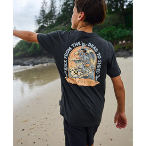 MAD HUEYS DEAD SHRED | YOUTH SS TEE VINTAGE BLACK