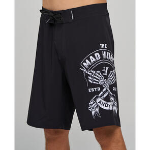 MAD HUEYS FKRS AHOY | 20" BOARDSHORT BLACK