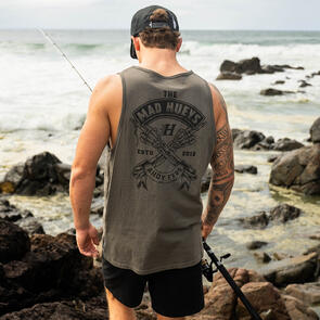 MAD HUEYS FKRS AHOY | TANK CHARCOAL