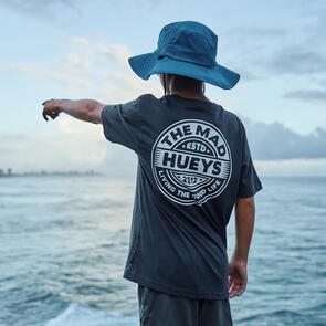 MAD HUEYS GOOD LIFE HUEYS | YOUTH SS TEE VINTAGE BLACK
