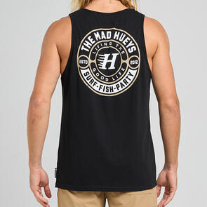 MAD HUEYS GOOD LIFE TANK BLACK
