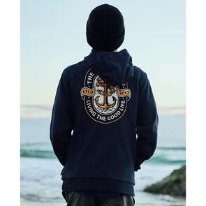 THE MAD HUEYS LIVING ANCHOR | YOUTH PULLOVER NAVY