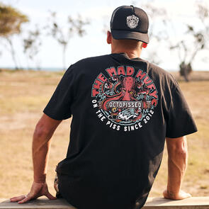 THE MAD HUEYS OCTOPISSED | SS TEE BLACK